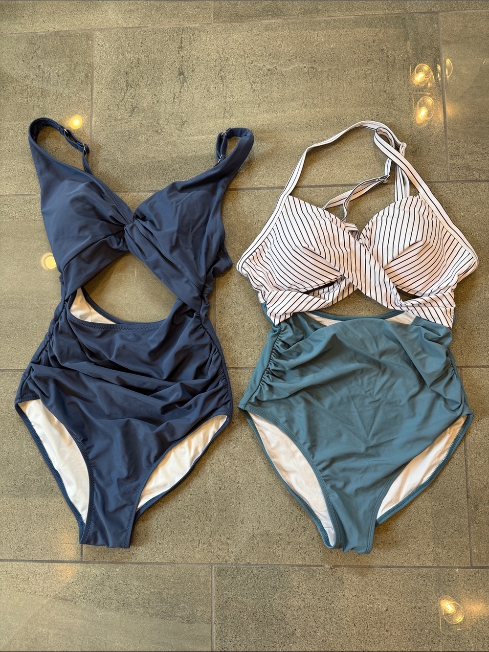 Never worn one piece bathing suit